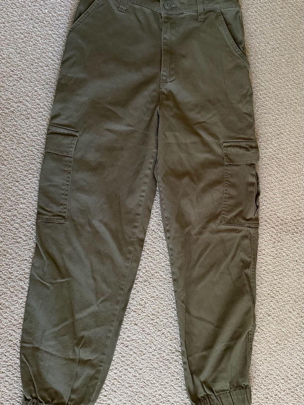 Aeropostale Olive Green Women's Cargo Jogger Pants